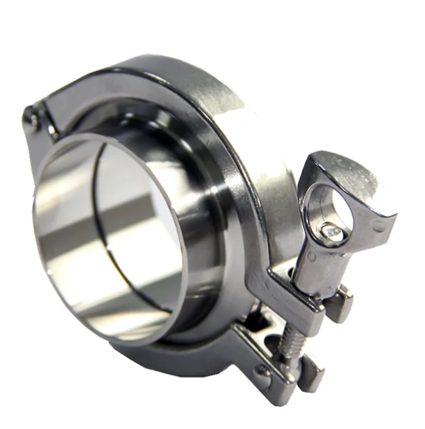 XB sanitary Stainless Steel Tri Clamp Ferrule Union Set (2x Weld Ferrule + 1 x Clamp + 1 x Gasket)