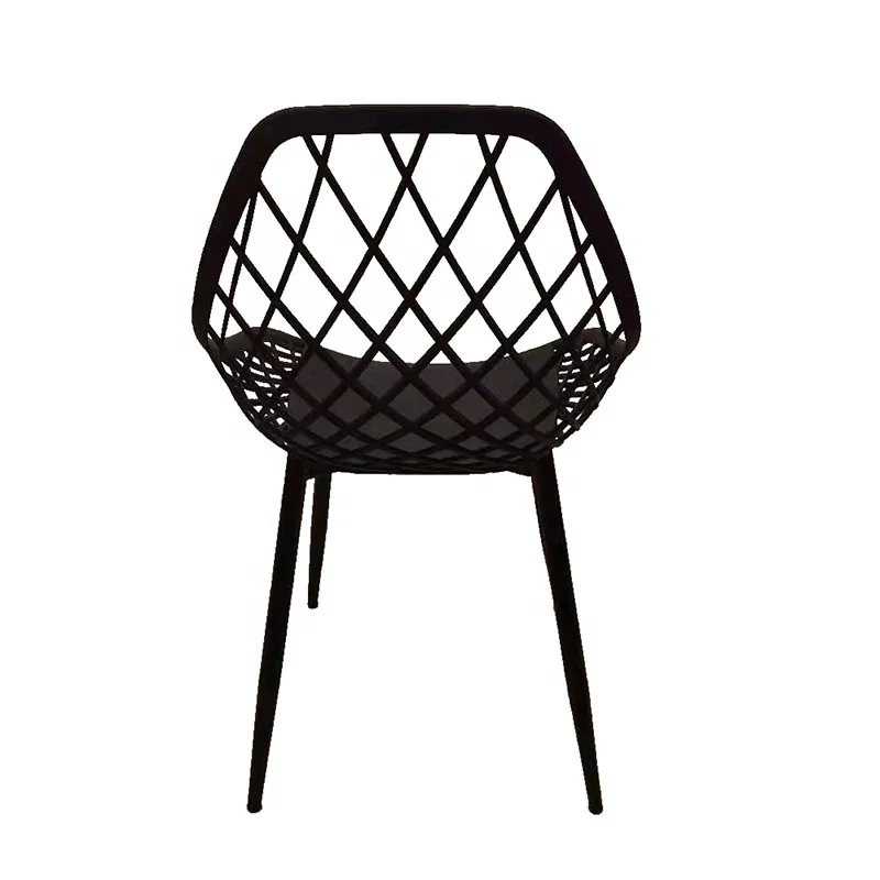Free sample home furniture modern design dining chairs mesh back cheap plastic colorful dining chair