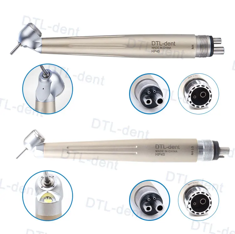 Manufacturer supply dental 45 degree LED Japanese Brand high speed handpiece air turbine surgery dental handpiece