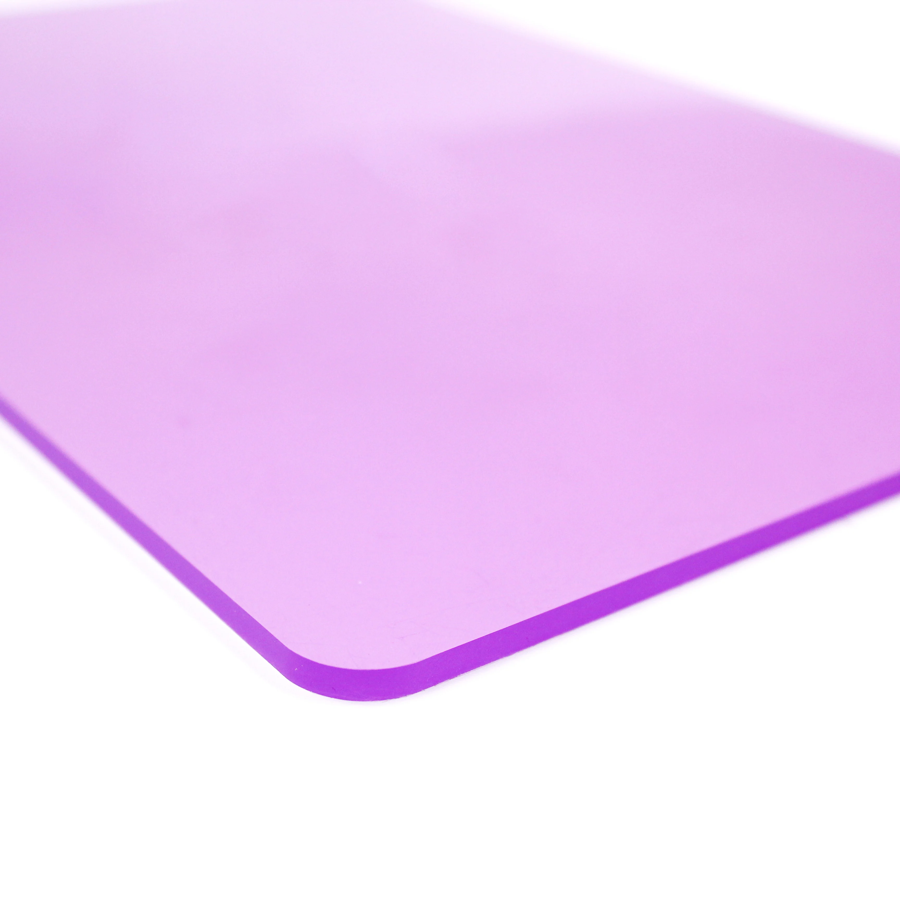 2mm Pink Purple Polycarbonate Solid Sheet For Display and Sign