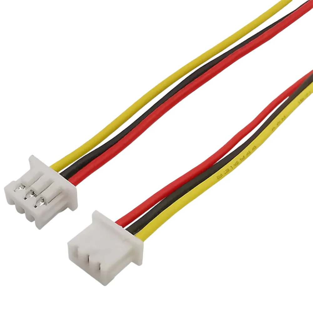 Customized JST Plug 2 3 4 Pins 1.27 2.0 2.54mm Cable Assembly Cable Wire Harness