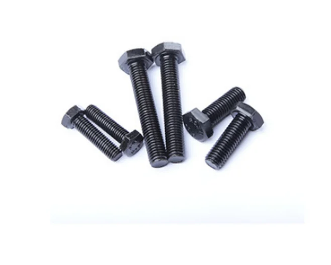 DIN933 12 9 класс высокопрочный титановый сплав Hastelloy головка чашки черная Шестигранная машина винт ISO крепеж M5-M56 сталь
