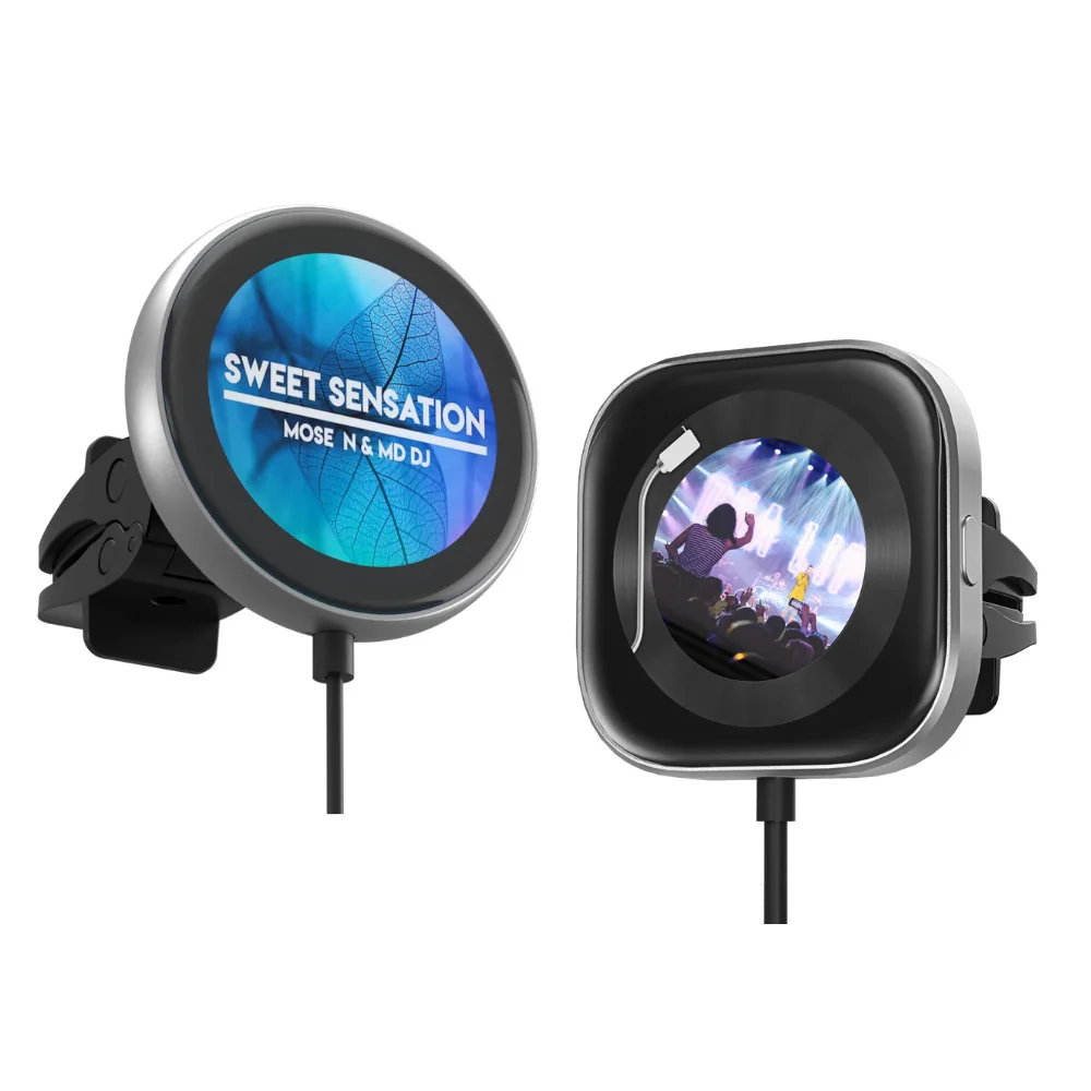 New Wired carplay to wireless carplay box car smart connectivity with screen display car connectivity