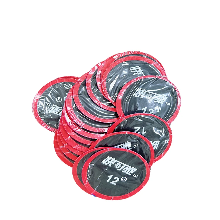 Round Units Hand Tool Tubeless car Tire Repair Cold Patch Tire Patch Made of Durable Rubber Cold Patch for Cars Repairing