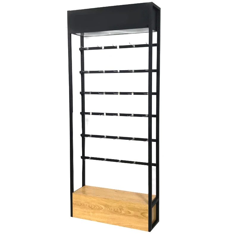 Promotion cell phone accessories Pegboard Display Rack with Hooks Wall Phone Case Display Stand
