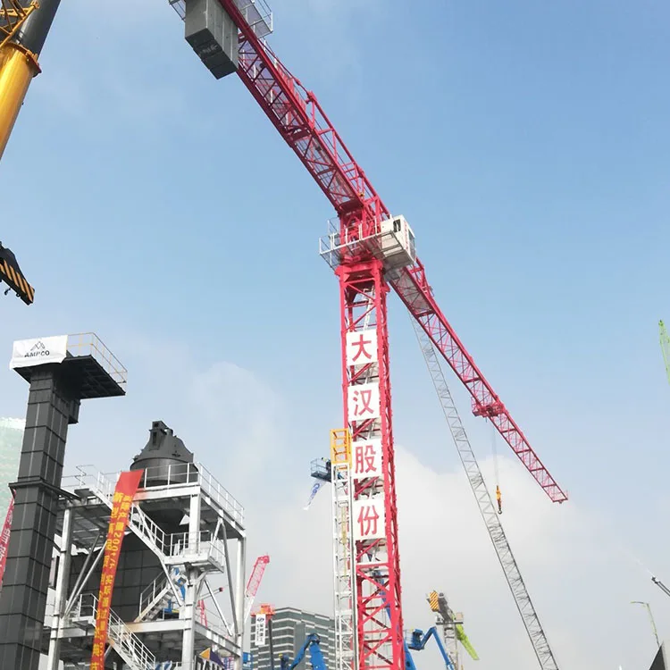 Factory Direct Sale High Quality 6t 8t Topless Tower Crane competitive price good