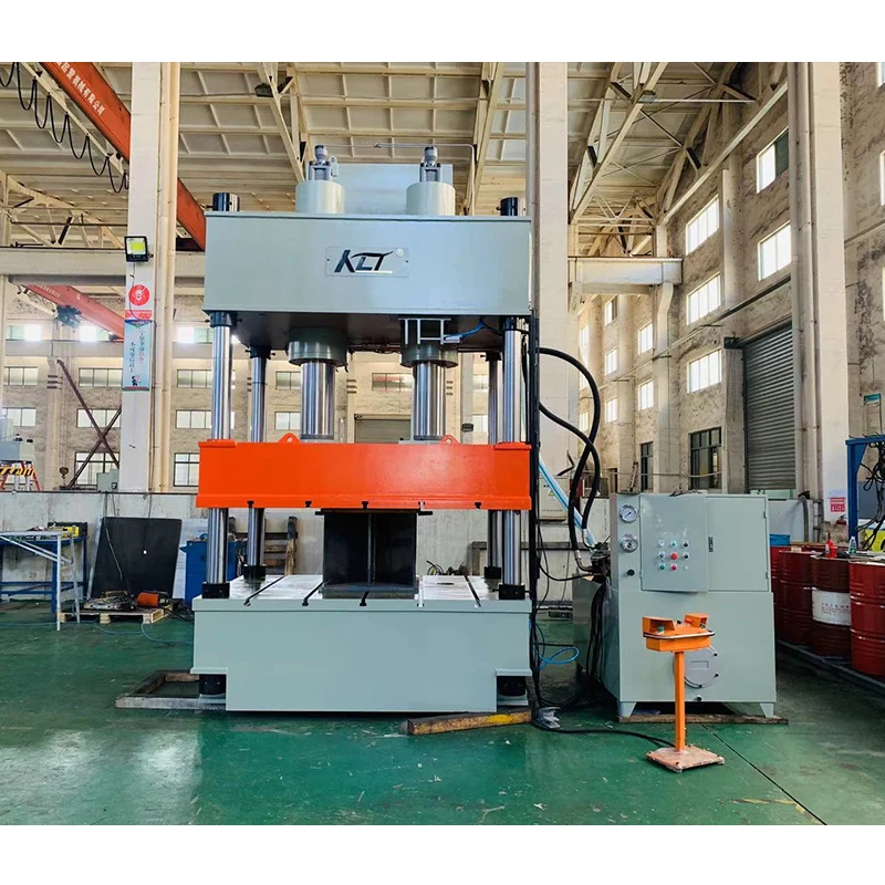 Customized 400 tons Four Column Hydraulic Press For Stainless Steel Sheet Drawing