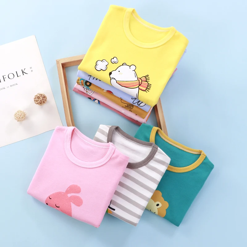 
Wholesale Kids Pajamas Set Sleepwear Cotton Custom Boys Children Pajamas 