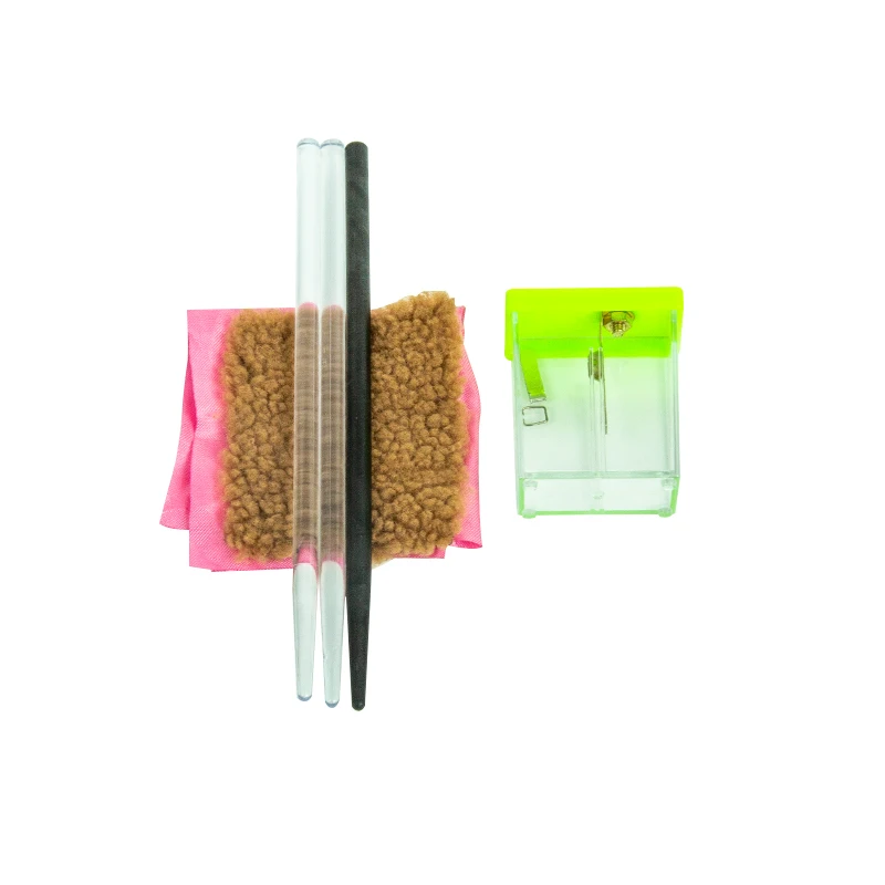 Physic Teaching Equipment Static Electricity Experiment Plastic & Rubber Rod Silk Foil Electroscope Friction Rod Electroscope