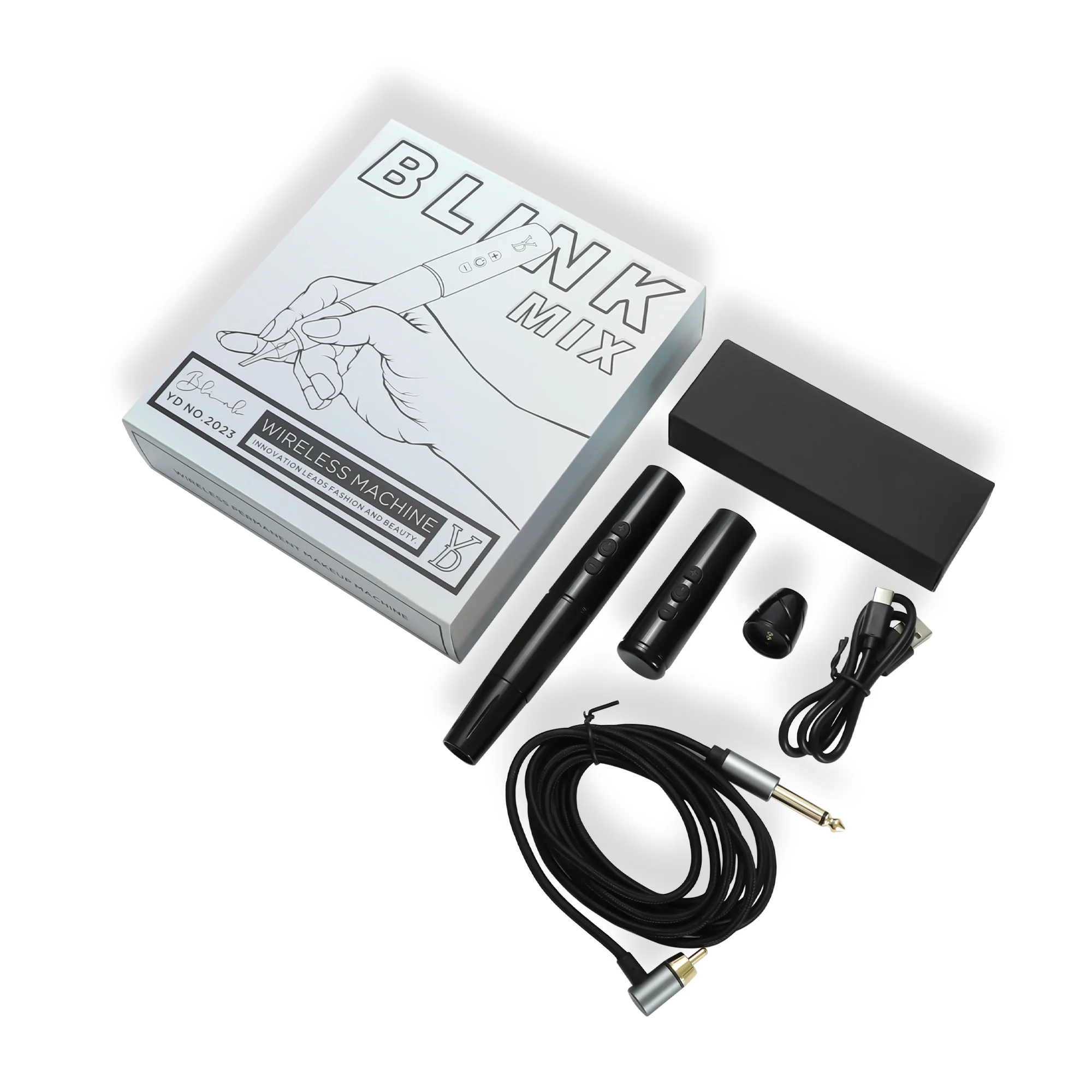 Popular Wireless Tattoo Machine YD Blink Mix 2 Battery Wireless Permanent Makeup Rotary Tattoo Machine Universal Cartridge