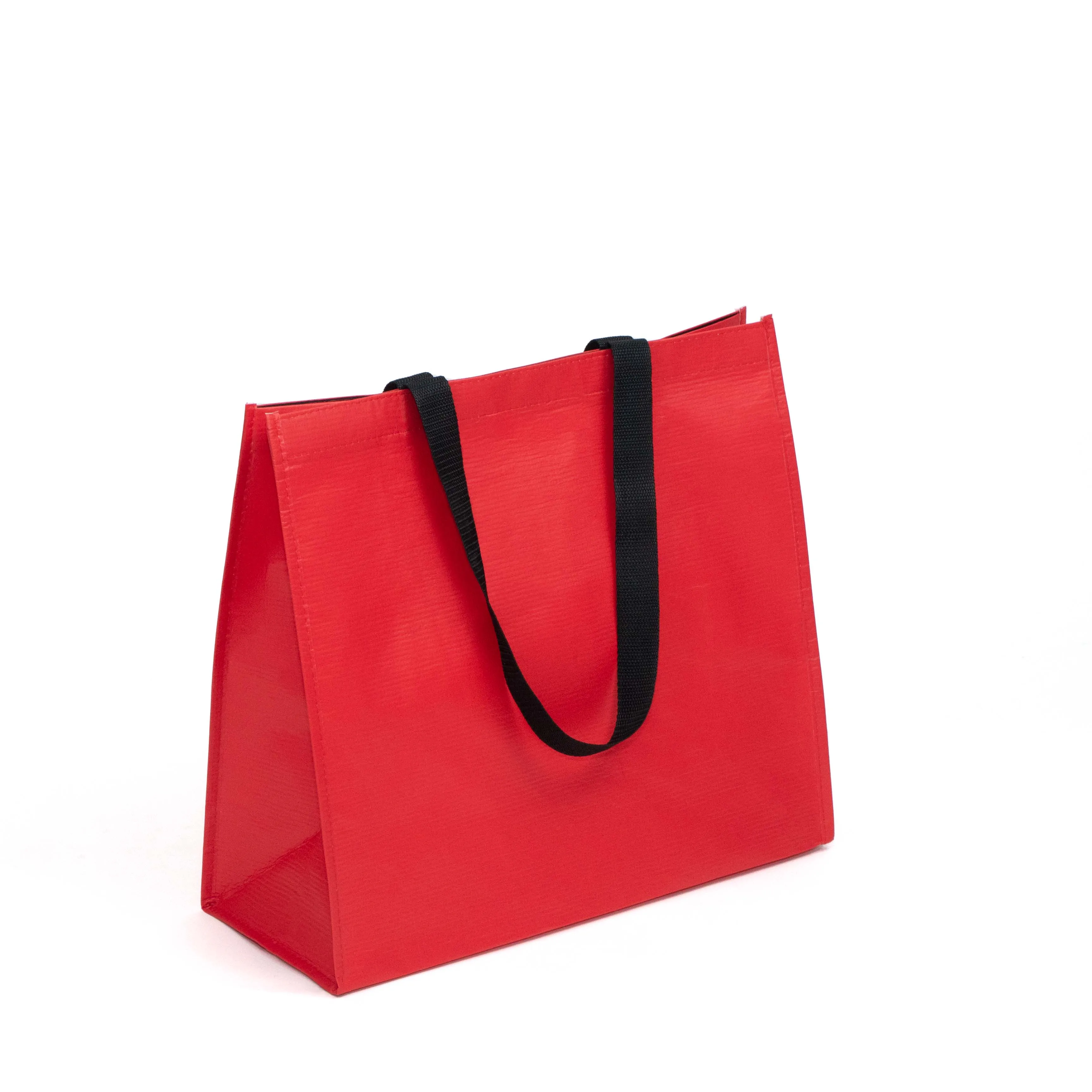 Free Stock Sample Eco Friendly Reusable RPET Stitch Bonded Fabric Bag Large Recycle Rpet Laminated Pp Non Woven Bag for Shopping