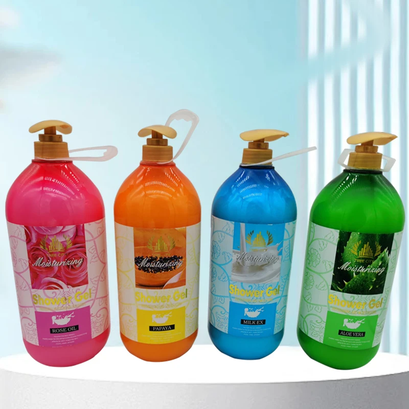 Free Sample Natural Organic 2000ml Moisturizing Nourishing Body Wash Shower Gel For All Skin