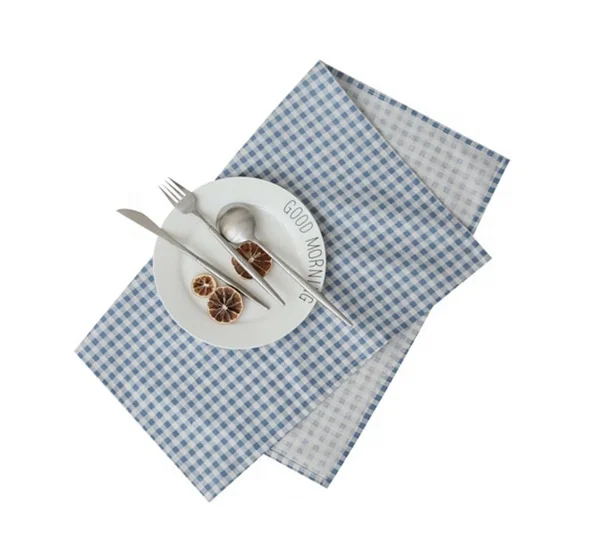 Customizing Logo Flax Linen Table Cloth Napkin for Wedding Airport Hotel  Banquet