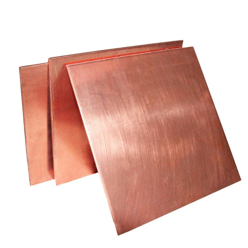 China Supplier Thickness 1-10mm 99.9% Pure Red Copper T1/T2/C1100 Plate/ Sheet