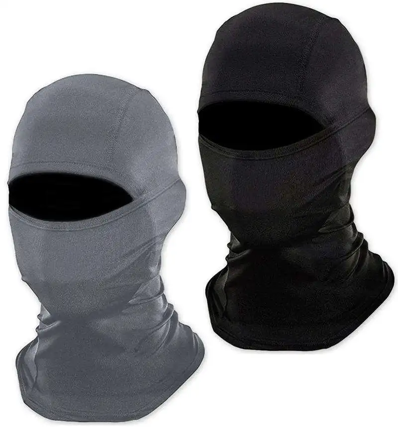 Custom Polyester Ice silk riding mask Solid color sunblock biker biker Designer print one hole Logo Designer Balaclava Balaclava