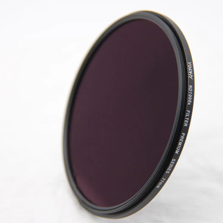  sample free shipping YOPHY camera lens MRC ND1000 filter AGC glass 55mm 67mm 72mm 77mm ND filters factory OEM fro