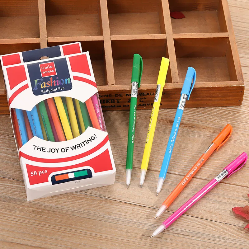 China manufacturer wholesale simple cheap plastic ballpoint pen