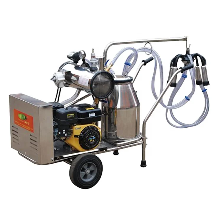 Beter product lightweight mobile vacuum pump oil or electric milking machines for goats