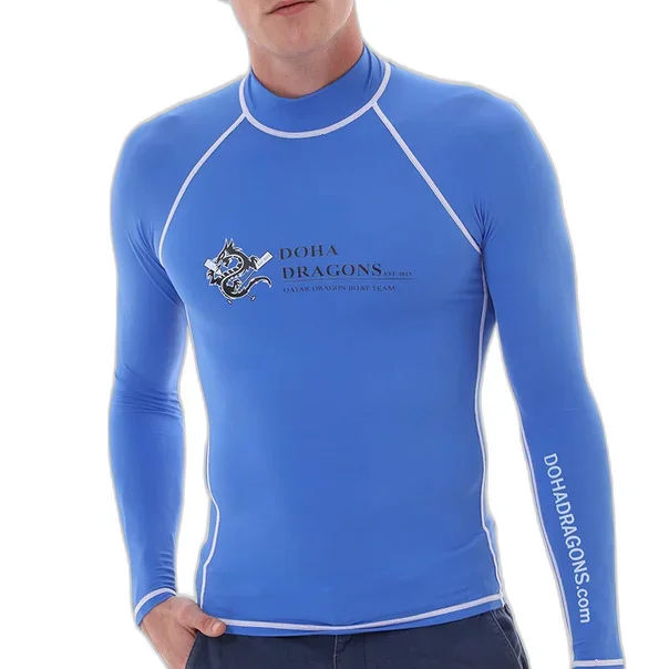 High Quality OEM Custom Printed Rashguard Sportswear Surf Lycra Shirt