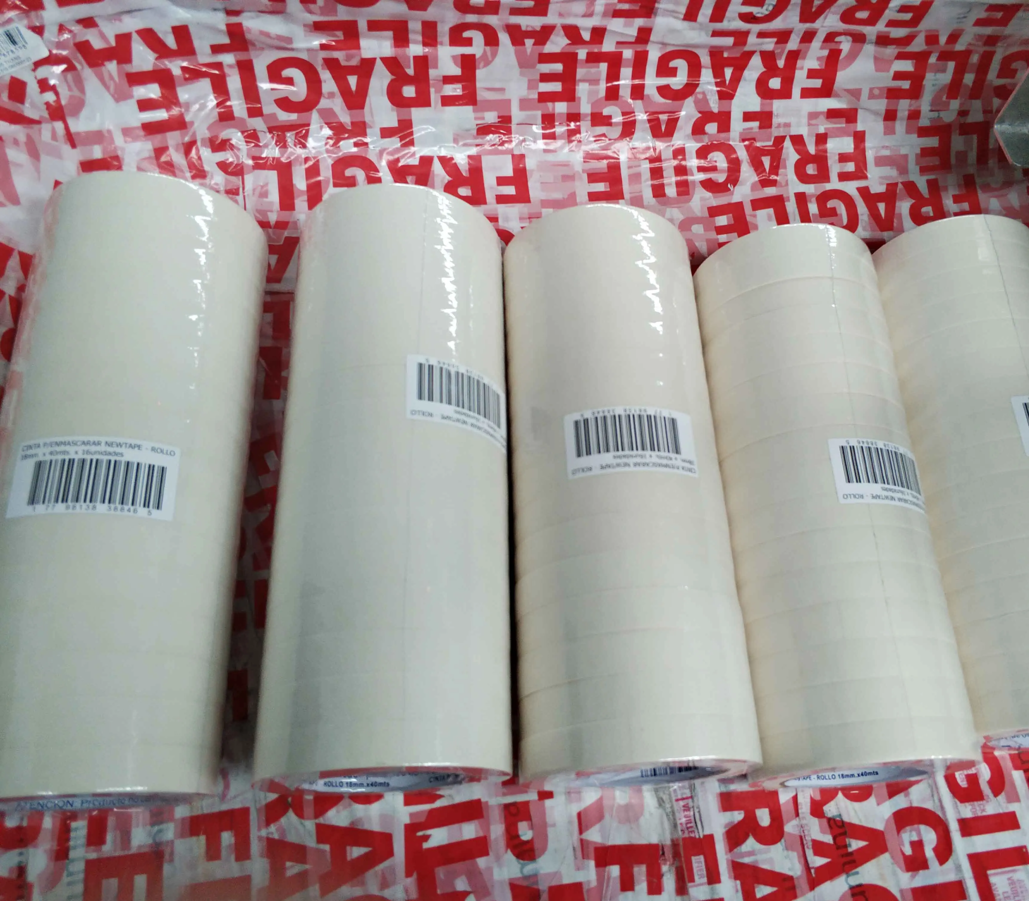 80C Heat Resistant White Automotive Adhesive Masking Tape