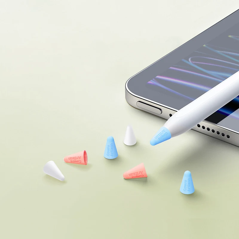 Three Damping Apple Pencil Tip Cover for Apple Pencil 2nd Generation 1st Generation IPad Pencil Tip Cover Stylus Pen Tip Cover