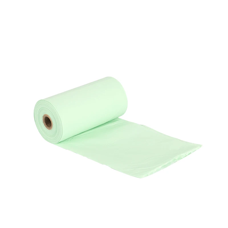 Custom printed eco friendly biodegradable compostable corn starch disposable dog poop bags