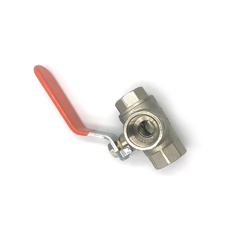 CW617N NPT BSP резьбовые L-TYPE T-TYPE шаровые краны 600 WOG никелированные 3 способа латунный шаровой клапан