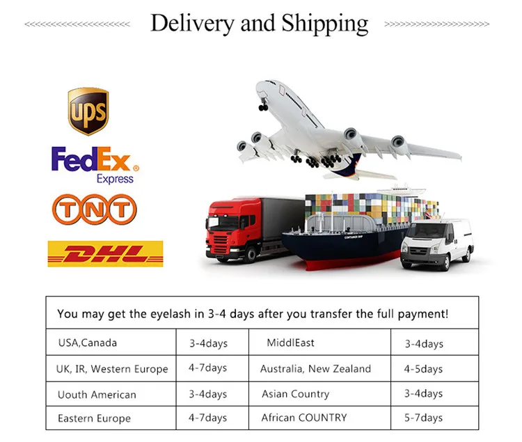 delivery and shipping 