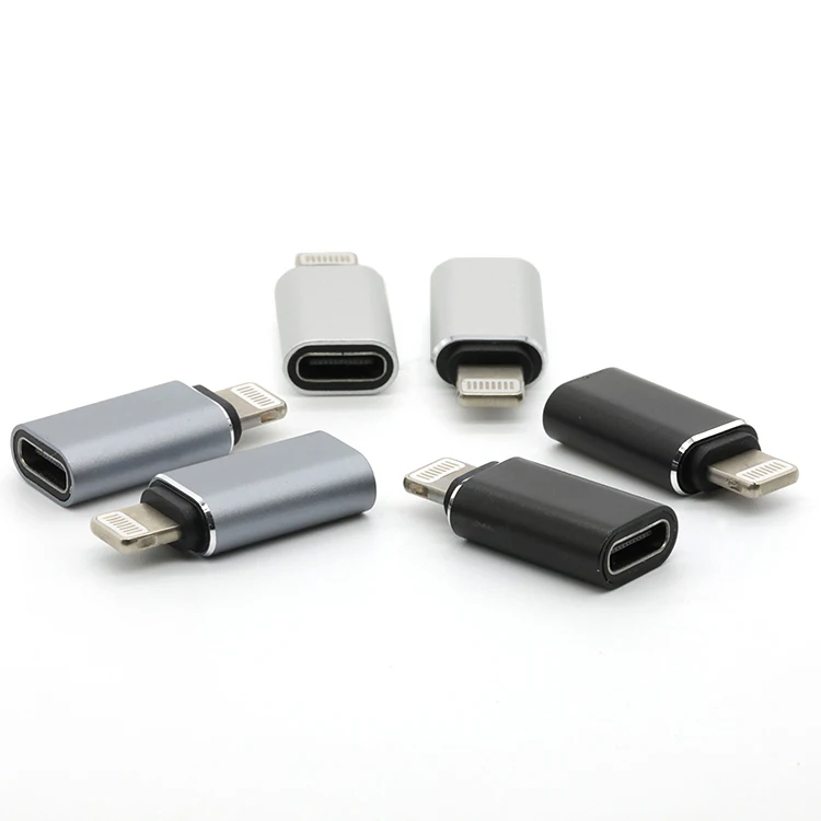 Адаптер Lightn-ing с разъемом «Папа-USB Type-C» мини-адаптер USB-C