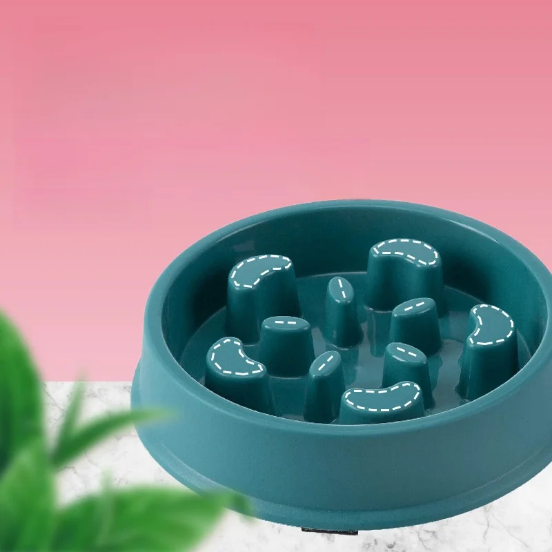 Hot Sell New Pet Water Bowl 2023 Cute Pet Feeder Melamine Dog Food Bowl Slow Feeding Luxury Feeding Bowl Pet