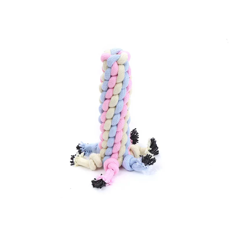 Wholesale Dog Rope Toys Pet Products Chew Toys Durable Rope Ball Interactive Toy for Cat Puppy Funny Teeth Grinding Cleaning