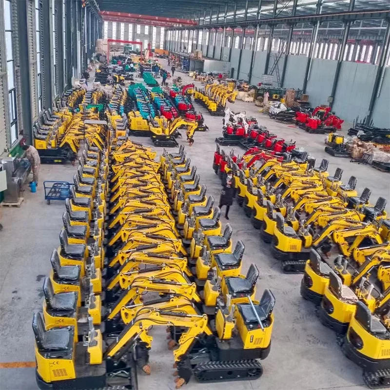 Best Sell Price Chinese A Small Micro 1T Bagger Towable 1.5 Ton Digger Machine Backhoe Mini Excavators For Sale