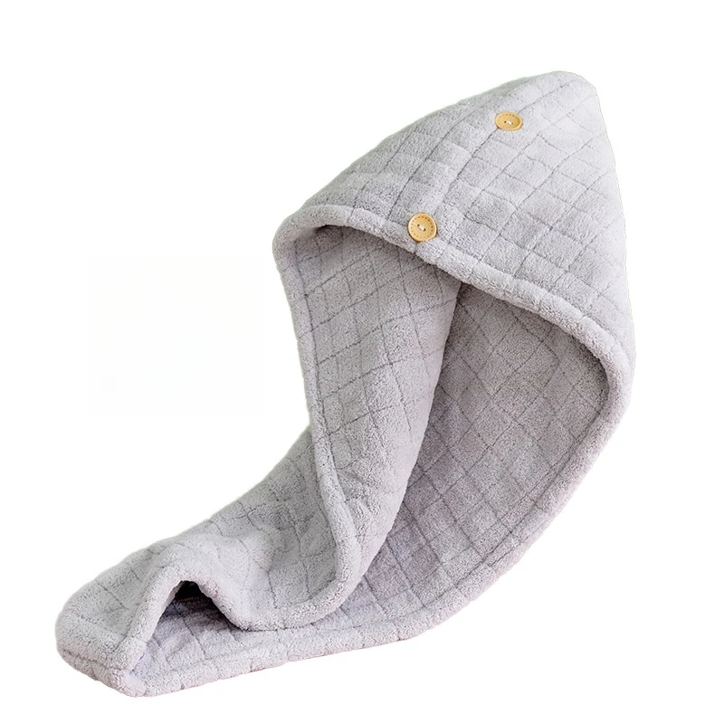 Microfiber Hair Turban Smooth Knitted Woven Quick-Dry Head Towel Wrap Anti-Frizz Turban for Home Use for Adults