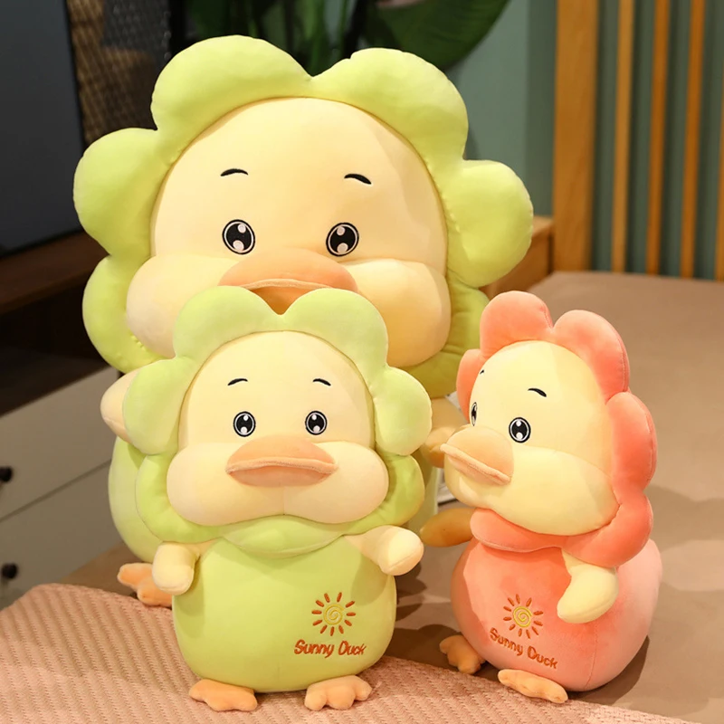 Hot Selling Custom Soft Plushie Cute Sun Duck Plush Doll Toy Stuffed Animal For Gifts