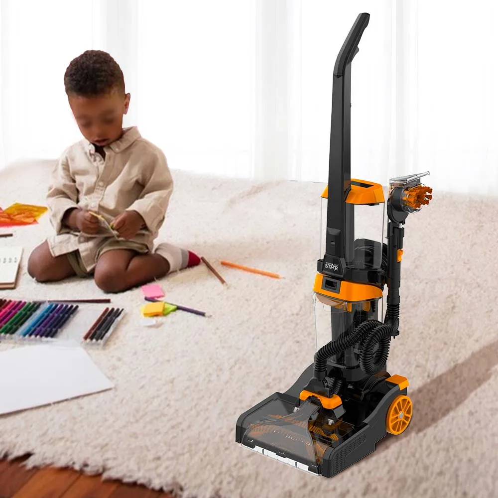 WINNINGSTAR ST-4602 Floor Care Wet Vacuum Cleaner Portable 3 in 1 Handheld Carpet Cleaner for Carpets