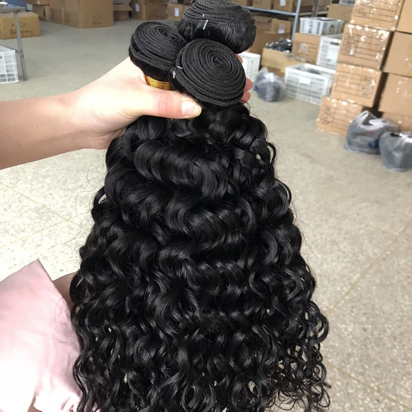 Brazilian Water Wave Cuticle Aligned Human Hair Weave Bundles Wholesale Straight Bundle Virgin Hair Vendors