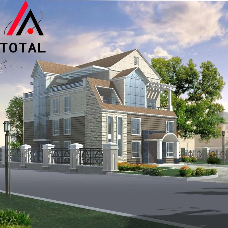 China Wholesale Modern Prefabricated Light Gang Villa Luxury Modern Steel Villa