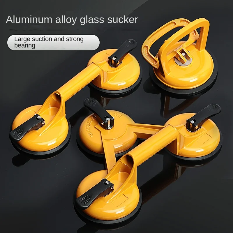 Industrial/DIY Glass Suction Cup Lifting Device Single Three-Claw Tile Vacuum Floor Tile Handling Car Depression Repair Tool