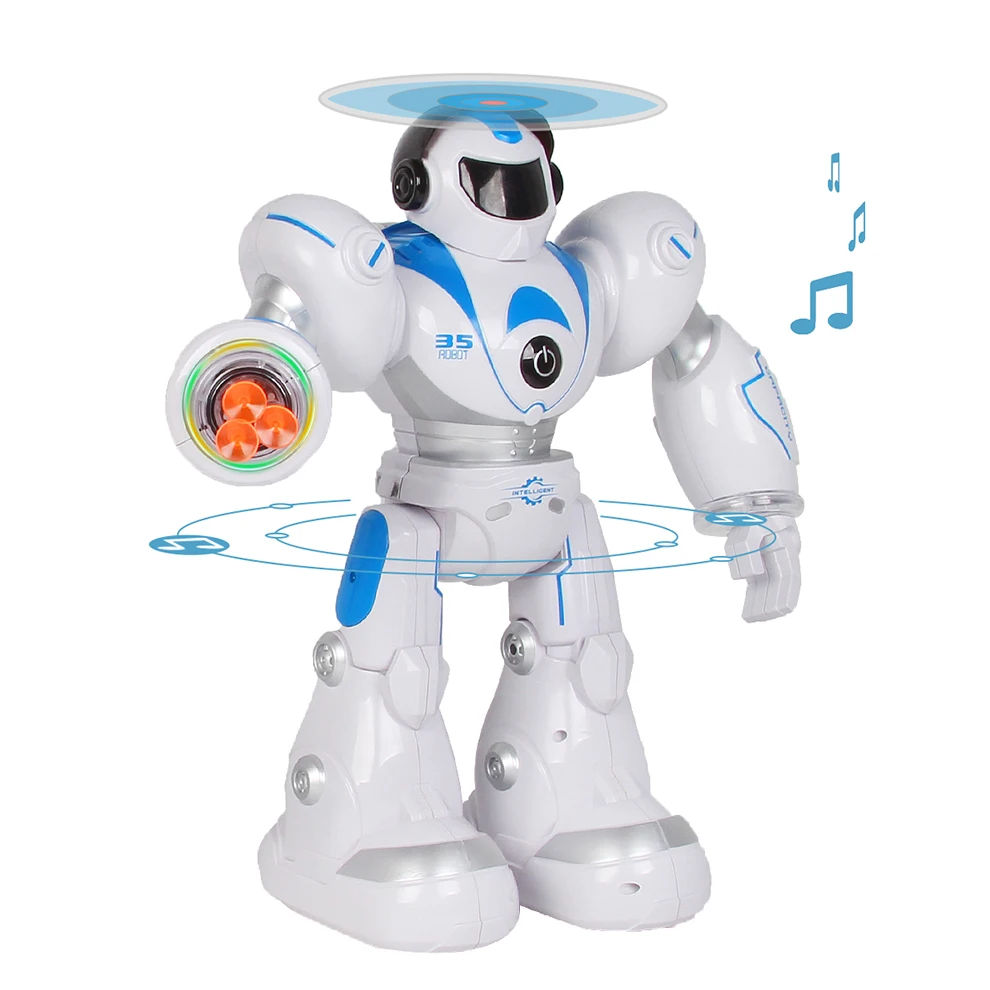 Robot Toy Programmable for Kids Smart Arras Police With Dancing