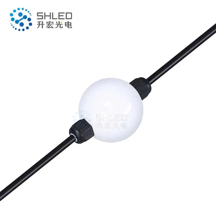 
DC24V RGB Landscape Lighting 50mm 3d pixel led ball 