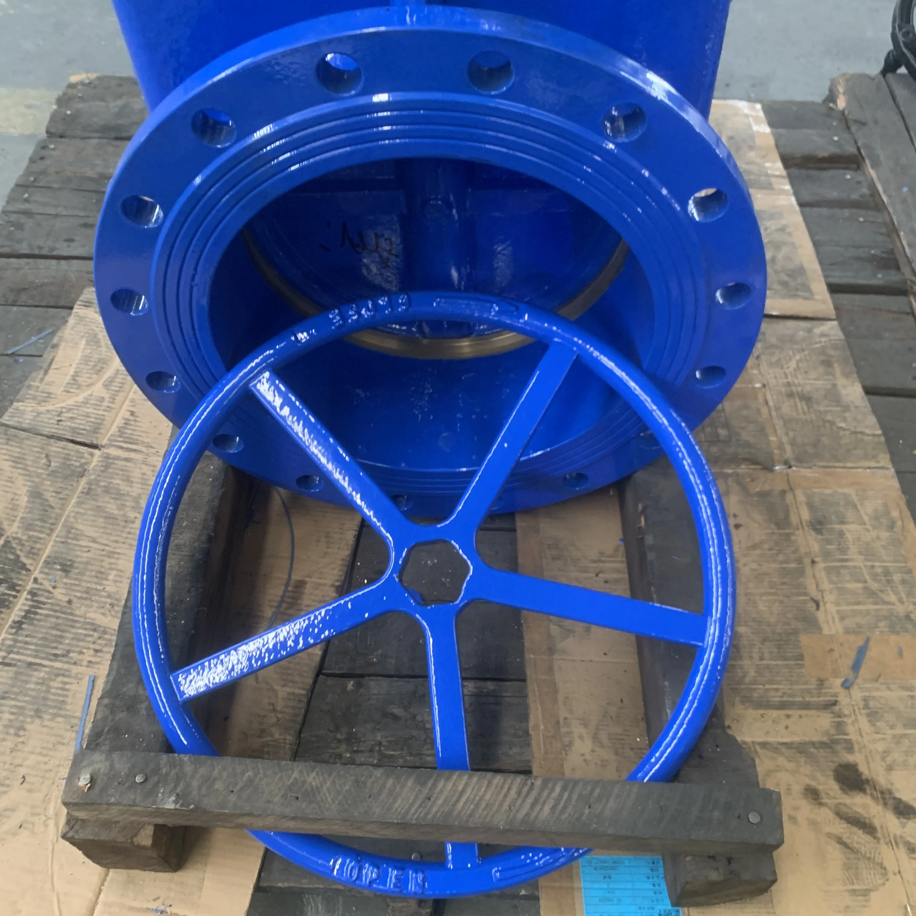 DIEN 1171N3352 Resilient Seated Gate Valve Big Size DN350-DN800 Manual Hydraulic Pneumatic Water High Temperature General Oil