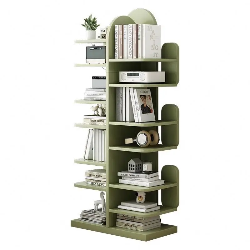 New Design Living Room Furniture Ladder Design Metal Corner Storage Shelf Shelf Unit Portable Bookshelf