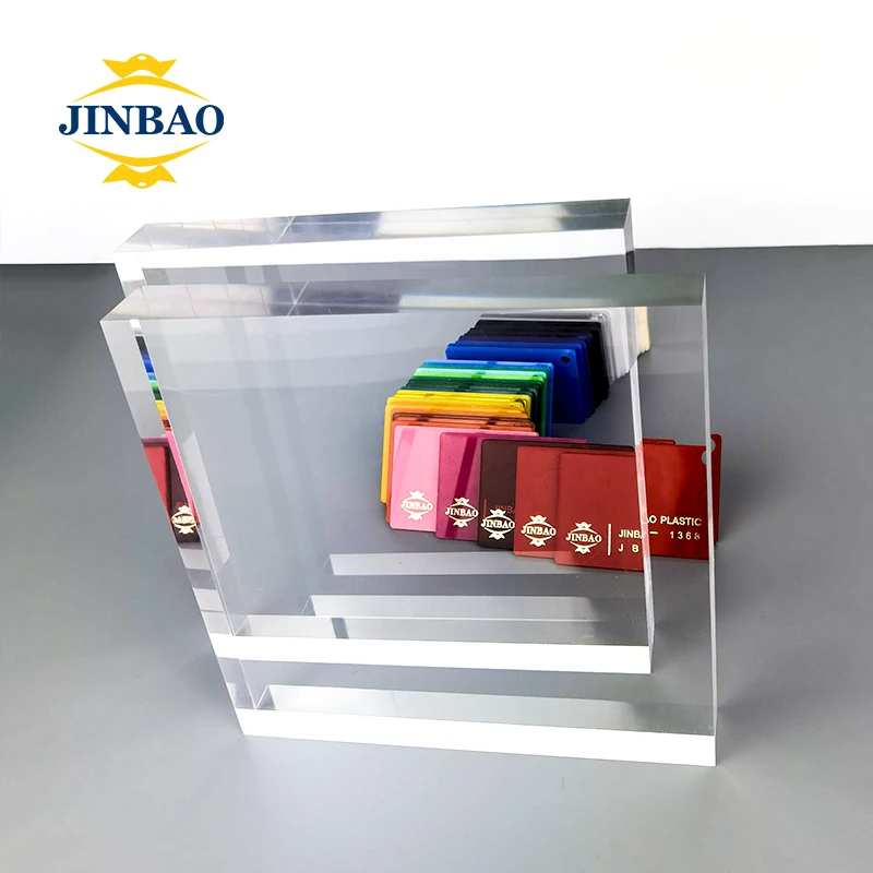 JINBAO Hot sale certified rigid scratch resistant high gloss laminate acrylic sheet
