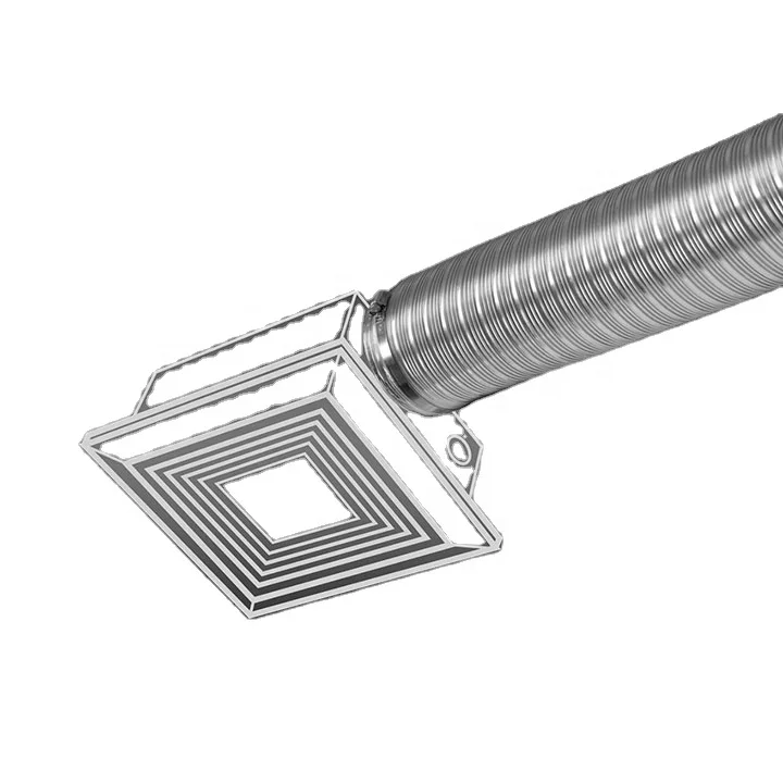 Fresh air system air ventilation hose semi rigid aluminum flexible air duct pipe