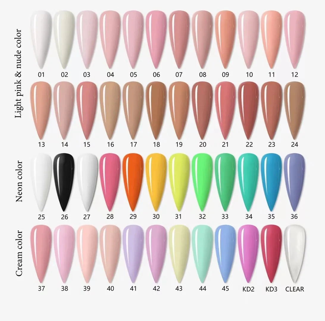 Acrylic UV Quick Building Nail Gel Polish Extension Poly Nail Gel poli nail dual gel For Finger Extension Beginners OEM