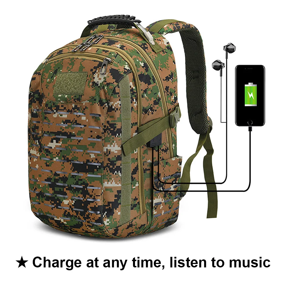 Outdoor Tactics MOLLE Backpack Sports Mountain Hunting bag Camouflage Travel Hiking backpack Camping Oxford cloth backpack