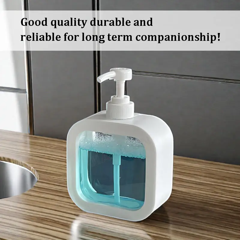 Wholesale PET Plastic Soap Dispenser with 500ml Bottles Pump Feature for Kitchen Sink Bath & Toilet Supplies