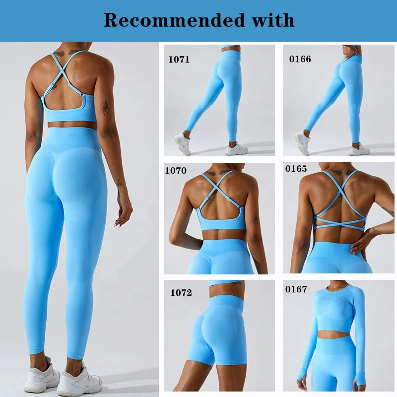 SHINBENE Seamless 2.0 Cloud High Waist Athletic Workout Scrunch Butt Yoga Seamless Booty Leggings