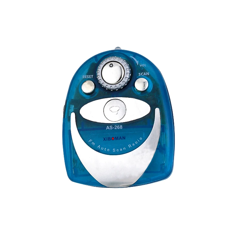 Portable Mini FM Radio Good Good Gift Portable Mini Radio With Mini light Cartoon Penguin Radio
