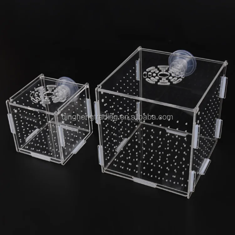 Wholesale Clear Acrylic Aquarium Fish Tank Breeding Isolation Box